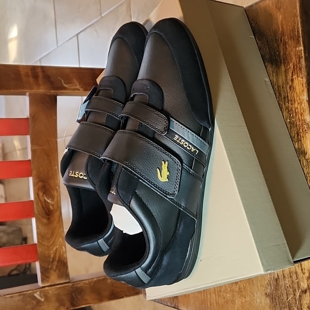 Lacoste Mens Misano Strap Shoes SZ 12 NWT